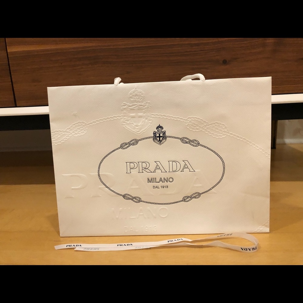 Prada shopping bag